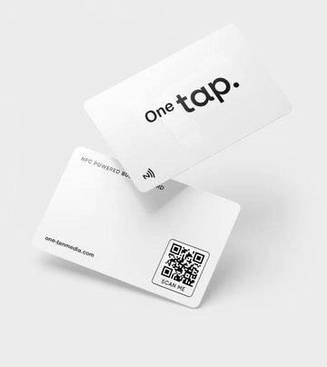 White NFC PVC Card – Fully Customisable Both Sides