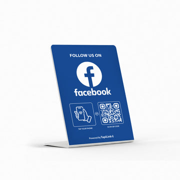 Facebook Followers NFC Stand with QR Code