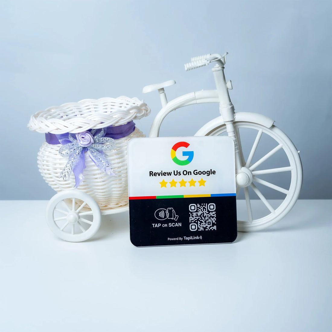 NFC+QR Google review plate