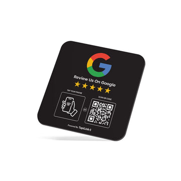 NFC+QR Google review plate