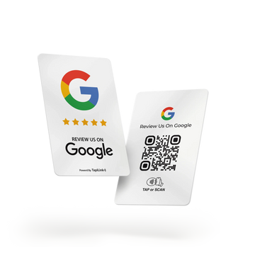QR and NFC Google Review Card
