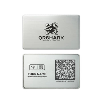 NFC Metal Silver Digital Business Card