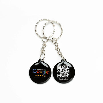 NFC and QR Google Review Keychain