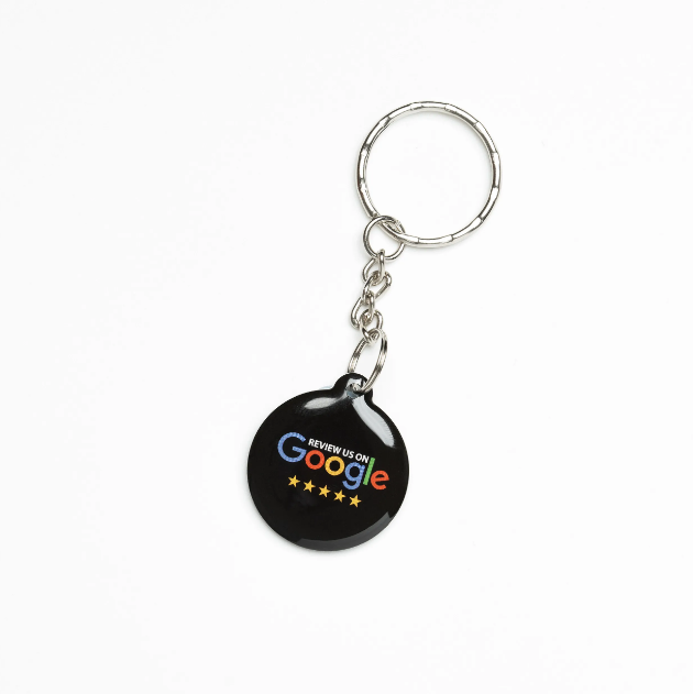 NFC and QR Google Review Keychain